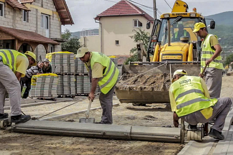 Nivelarea patului de nisip