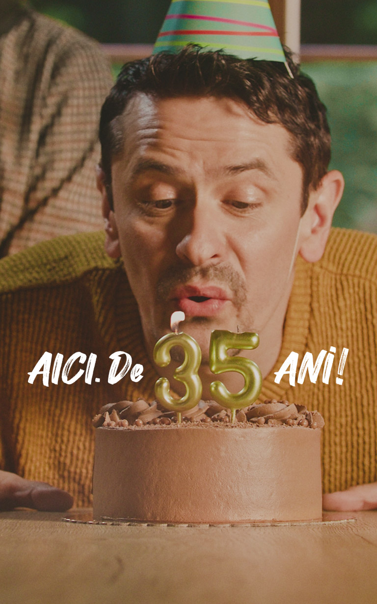 AICI. De 35 de ani.