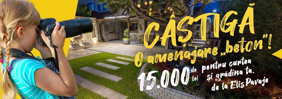Concursul  Câștigă o amenajare “beton“, ediția a IV-a