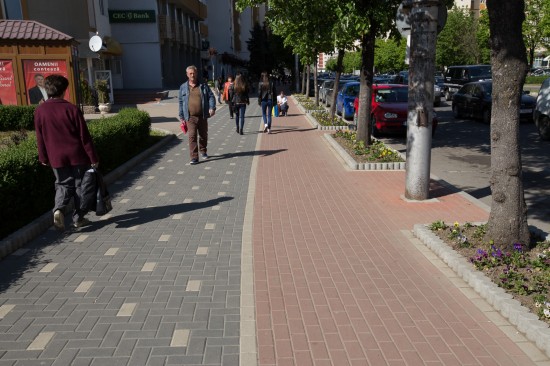 Centru Civic, Zalau, pavele Dreptunghi, Elemente de treapta, Blocuri de zid