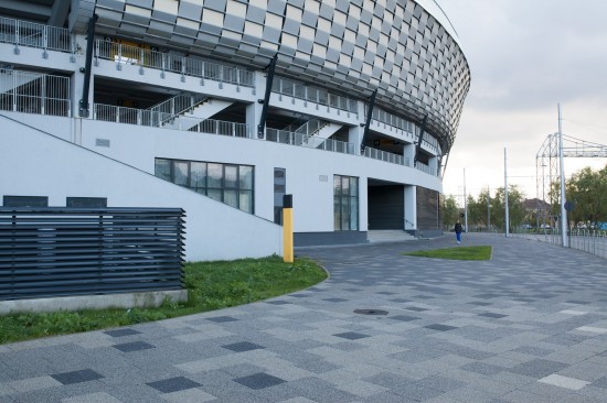 Stadionul Cluj Arena, Cluj Napoca, pavele Umbra, Frunza si Dreptunghi