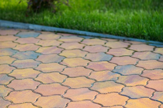 Curte, pavele Cromatica Floare, culoare Pastel
