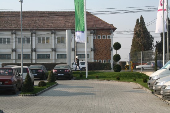 Sediul Protos, Alba Iulia, pavele Dublu T
