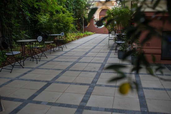 Pavele Patrat P4 Gri Ciment , Antico P6 Antracit