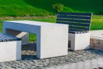 Mobilier urban Citta - Banca Citta Quadra cu sezut si spatar