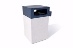 Mobilier urban Citta - Scrumiera cos de gunoi cu capac Citta Quadra
