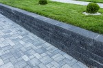 Produse pentru gradina - Bloc zid de colt Siena cu 3 fete splitate