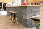 Produse pentru gradina - Bloc zid de colt Siena cu 3 fete splitate