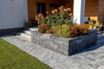 Produse pentru gradina - Bloc zid de colt Siena cu 2 fete splitate