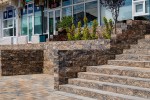 Produse pentru gradina - Bloc zid de colt Siena cu 3 fete splitate