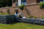 Produse pentru gradina - Bloc zid de colt Siena cu 2 fete splitate