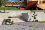 Produse pentru gradina - Bloc zid de colt Siena cu 3 fete splitate