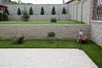 Produse pentru gradina - Bloc zid de colt Siena cu 2 fete splitate