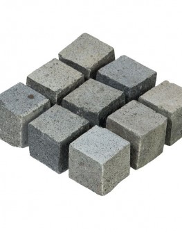 Piatra Cubica Andezit Albini 5/5/5 cm, cu 1-3 fete taiate