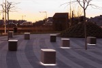 Mobilier urban Breinco - Taburet patrat Breinco