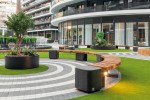 Mobilier urban Breinco - Taburet patrat Breinco