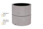 Mobilier urban Breinco - Jardiniera rotunda Breinco
