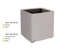 Mobilier urban Breinco - Jardiniera patrata Breinco