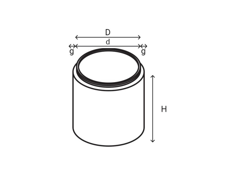 Inele pentru camine diametru 1000 mm (elemente drepte)