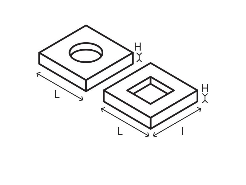 Placi de acoperire rectangulare din beton armat