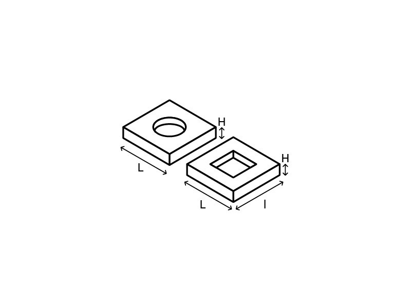 Placi de acoperire rectangulare din beton armat